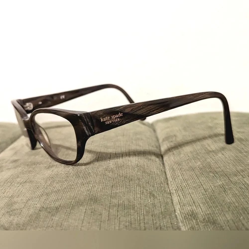 KATE SPADE HALLE/S 0FA6 Brown Horn Sunglasses Eyeglasses Frames
